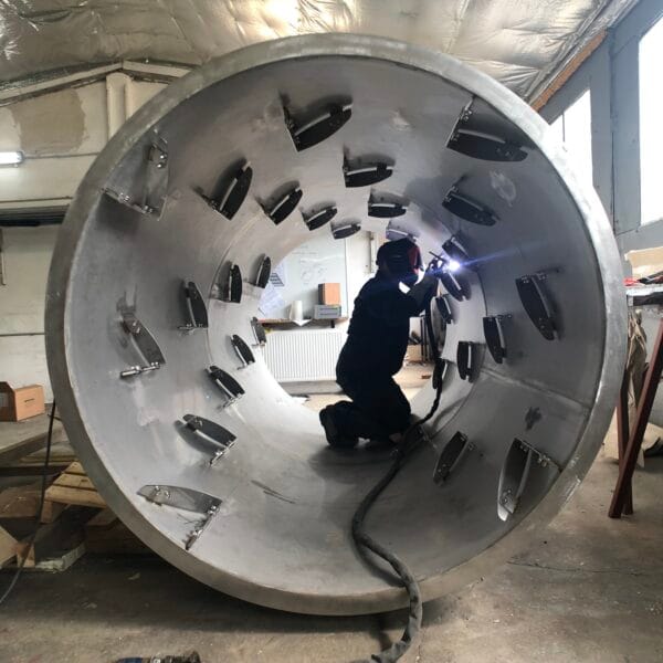 Rzeczywista realizacja suszarni bębnowej firmy EAPOL